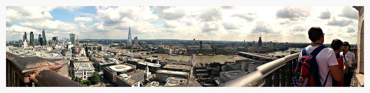 transfer print, auto post production filter, water, sky, panoramic, men, lifestyles, architecture, city, built structure, building exterior, person, leisure activity, cloud - sky, cityscape, city life, transportation, travel, sea