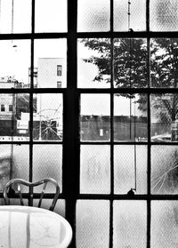 Full frame shot of glass window