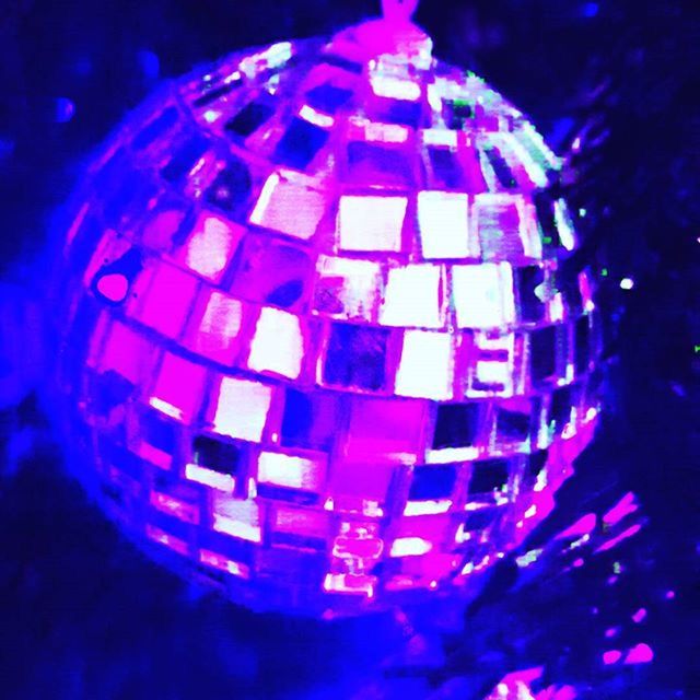 Christmas mirrorball mosaic