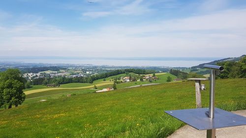 Scenic view of landscape against sky