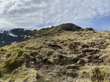 Scenic view of landscape against sky