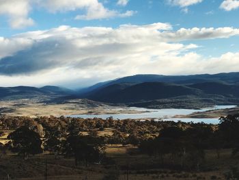 Scenic view of landscape against sky