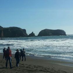 Scenic view of beach