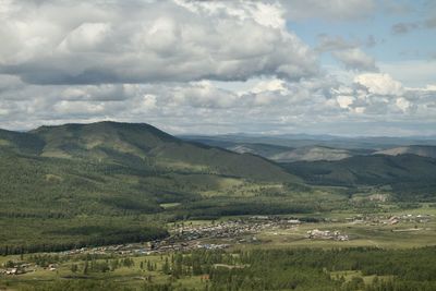 Scenic view of landscape against sky