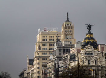 Low angle view of building against sky