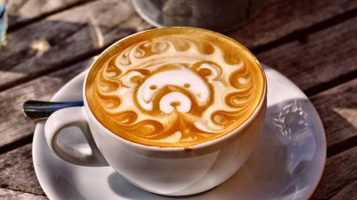 Coffee on table