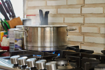 View of kitchen utensils at home