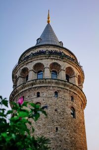 Low angle view of historical building against sky