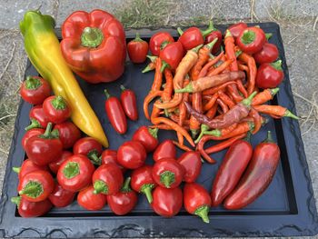 Close-up of bell peppers