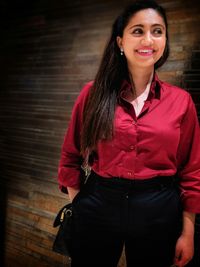 Portrait of a smiling young woman