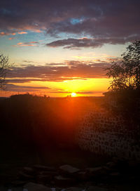 Scenic view of sunset