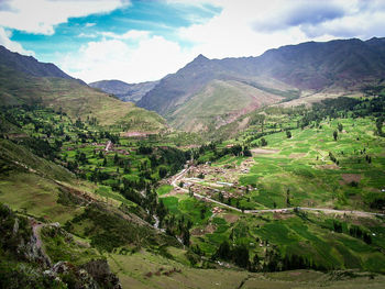 Scenic view of landscape against sky