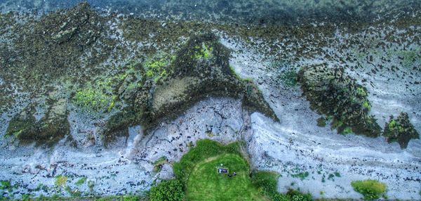 Aerial view of landscape