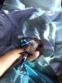 Close-up of human hand