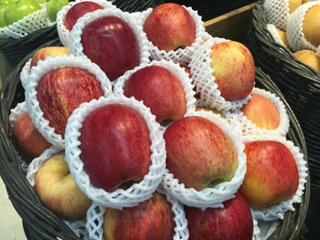 Close-up of fruits in basket