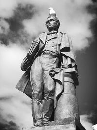 Low angle view of statue