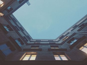 Low angle view of building against sky