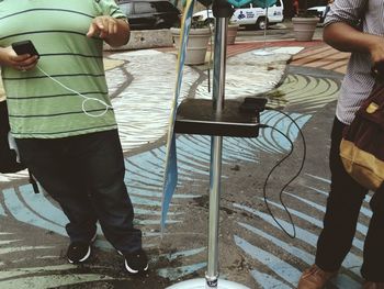 Woman sitting on floor
