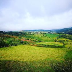 Scenic view of landscape against sky