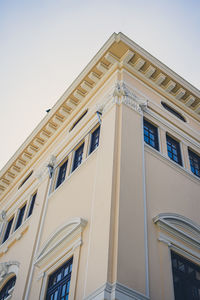 Low angle view of building against sky