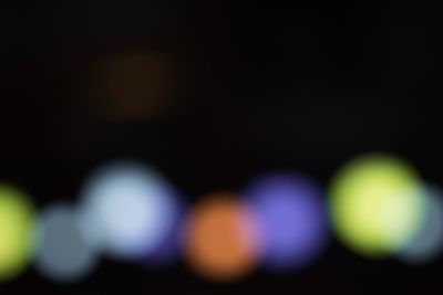 Defocused image of colorful lights