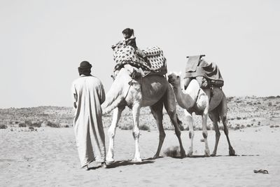 View of desert against sky