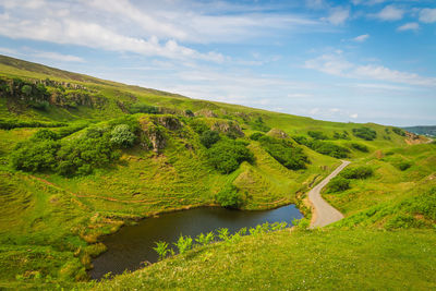 Scenic view of landscape against sky