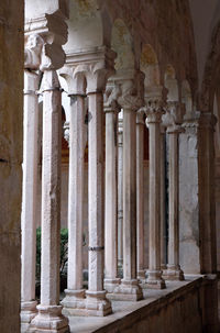 Cloister of the franciscan monastery of the friars minor in dubrovnik, croatia