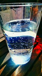 Close-up of drink on table