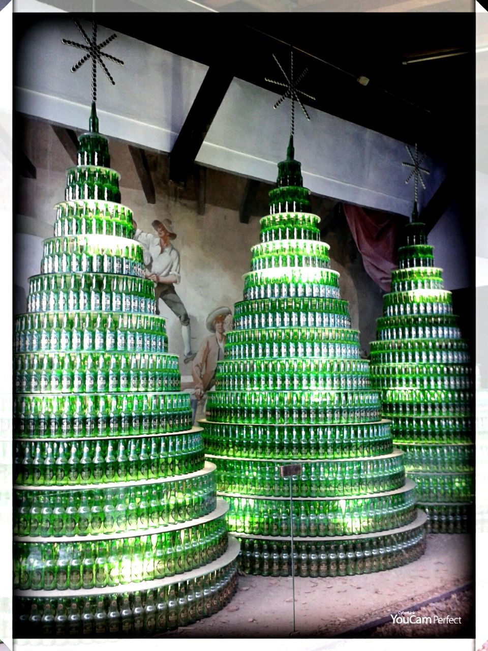 LOW ANGLE VIEW OF ILLUMINATED TREE