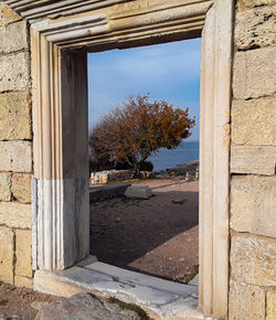 View of old building