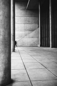 Interior of empty colonnade