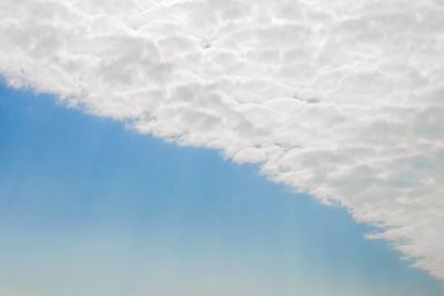 Low angle view of clouds in sky