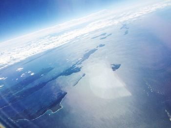 Aerial view of landscape