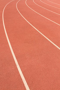Full frame shot of empty running track