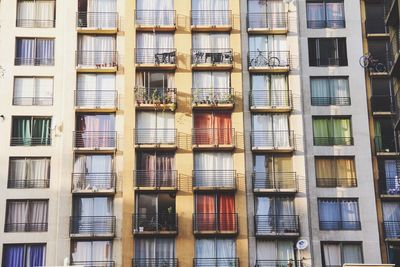 Full frame shot of apartment building