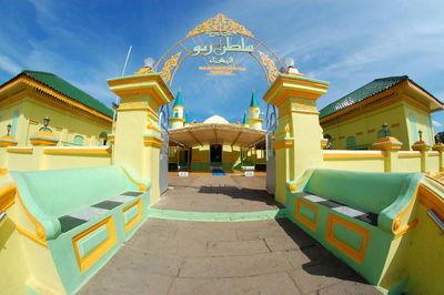 Traditional building against sky