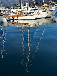 Sailboats in water