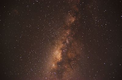 Low angle view of stars in sky at night