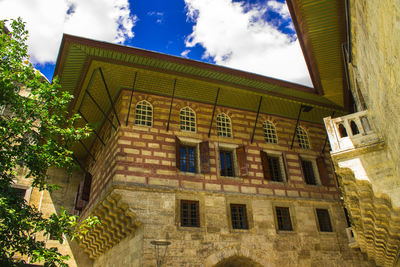 Low angle view of building against sky