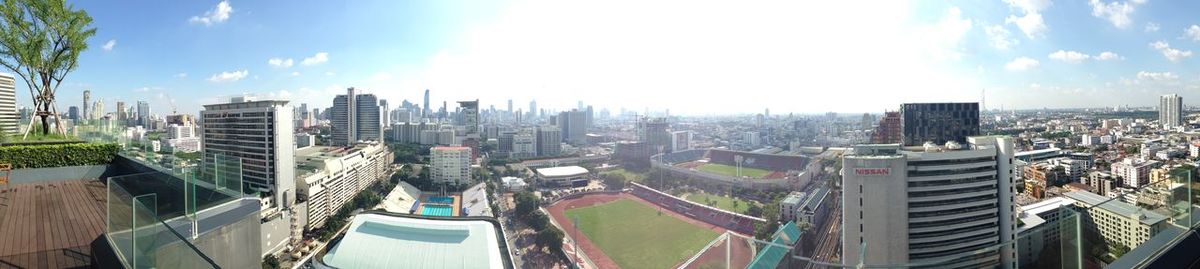 View of cityscape against sky