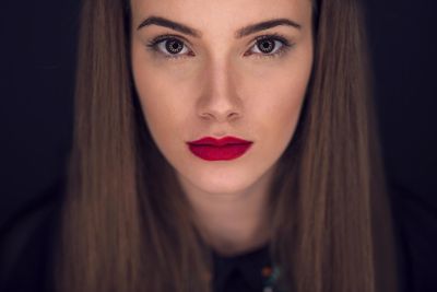 Close-up of young woman