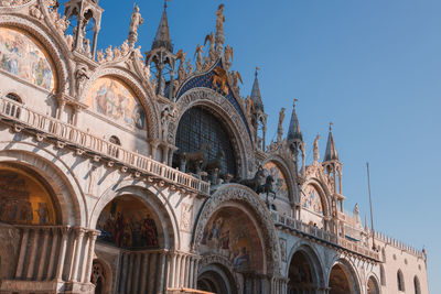 Low angle view of historical building