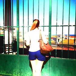Close-up of woman in bikini