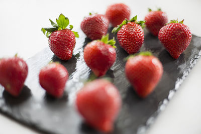 Close-up of strawberries