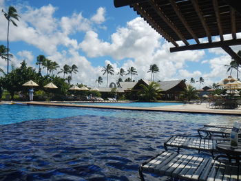 Reflection of clouds in water
