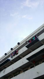 Low angle view of built structure against sky