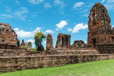 View of temple against sky