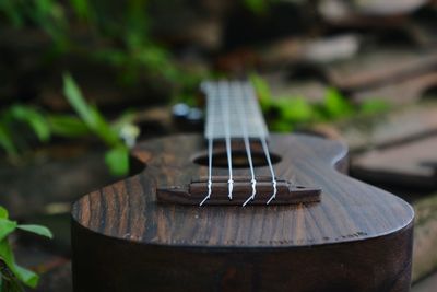 Close-up of guitar