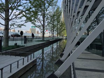 View of bridge in city